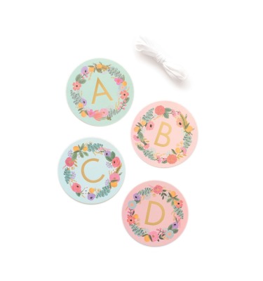 Garden Party Letter Garland - Rifle Paper Co