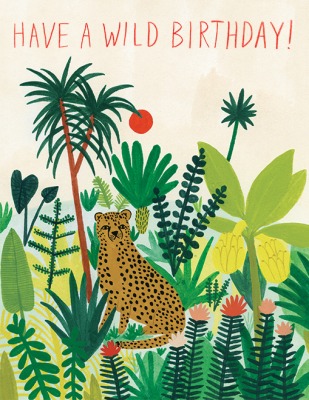 Cheetah Birthday Card - PUG1649