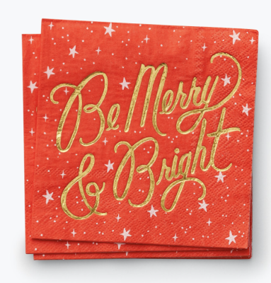 Be Marry and Bright Cocktail Napkins - Rifle Paper Co.