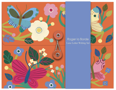 Butterfly Garden Writing Paper Set - Roger la Borde WS069