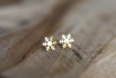 Edelstahl Stecker snowflake